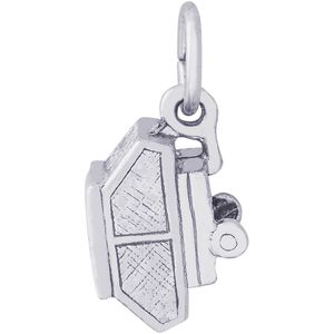 Tent Trailer Charm Silver - 10-3169