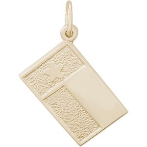 Texas State Flag Charm 10K Gold - 10-2323