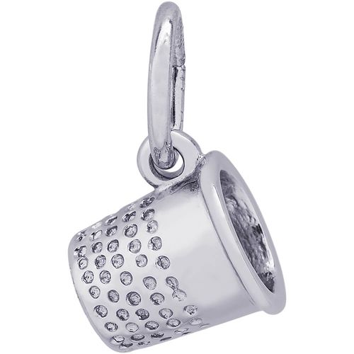 Thimble Charm White Gold - 10-0434