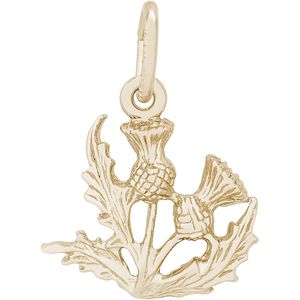 Thistle Charm Gold Plated - 10-0374