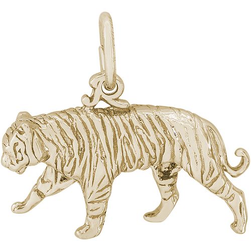 Tiger Charm 10K Gold - 10-8312