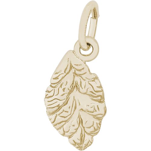 Tobacco Leaf Charm 14K Gold - 10-5574