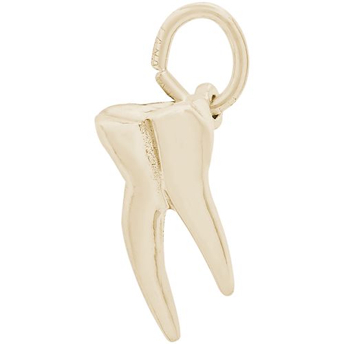 Tooth Charm 10K Gold - 10-0643