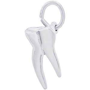 Tooth Charm White Gold - 10-0643