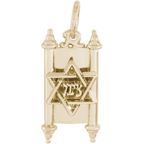 Torah Charm 10K Gold - 10-8206