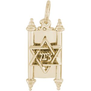 Torah Charm 14K Gold - 10-8206