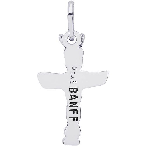 Totem Pole Banff Charm Silver - 10-0131-3