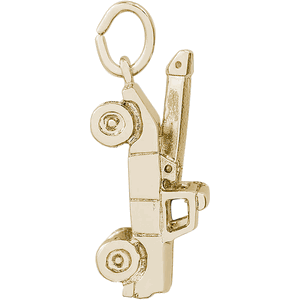 Tow Truck Charm Gold Plated - 10-5384