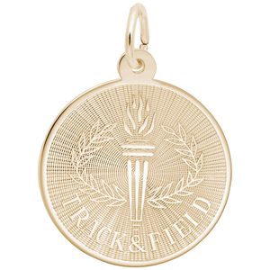 Track & Field Charm 10K Gold - 10-2806