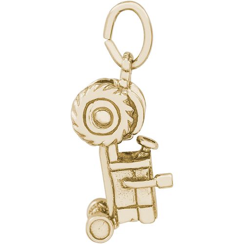 Tractor Charm Gold Plated - 10-6565
