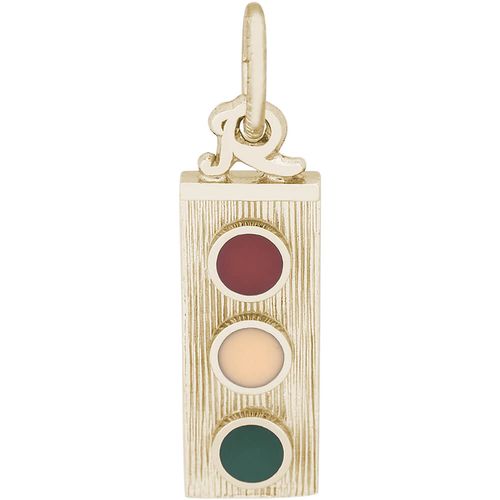 Traffic Light Charm Gold Plated - 10-8325-gp