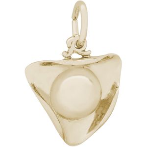Tri Corner Hat Charm 10K Gold - 10-8202