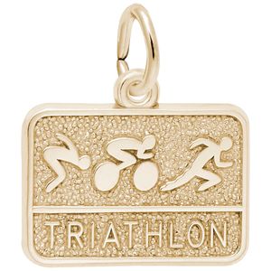 Triathlon Charm 10K Gold - 10-2670