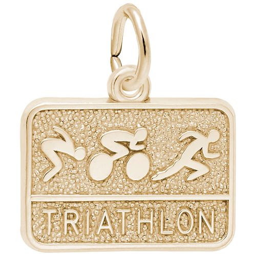 Triathlon Charm Gold Plated - 10-2670