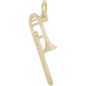 Trombone Charm 14K Gold - 10-0503