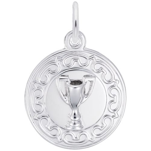Trophy Charm White Gold - 10-3378