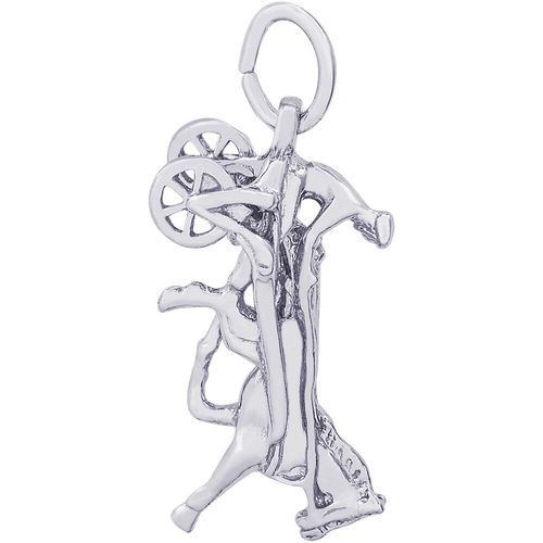 Trotter Charm White Gold - 10-0524