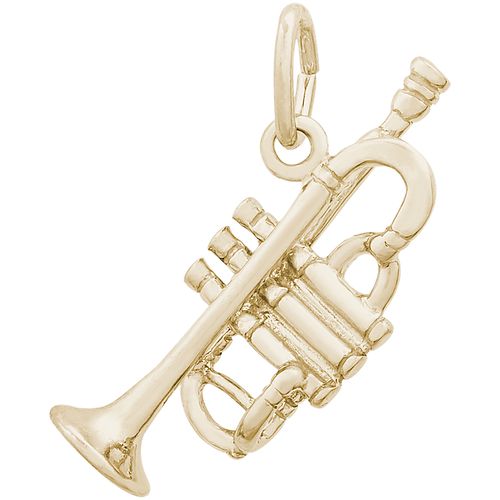 Trumpet Charm 10K Gold - 10-0837