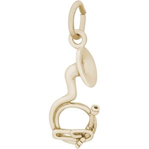 Tuba Charm 14K Gold - 10-7779