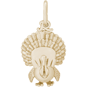 Turkey Charm-Gold Plated - 10-8292
