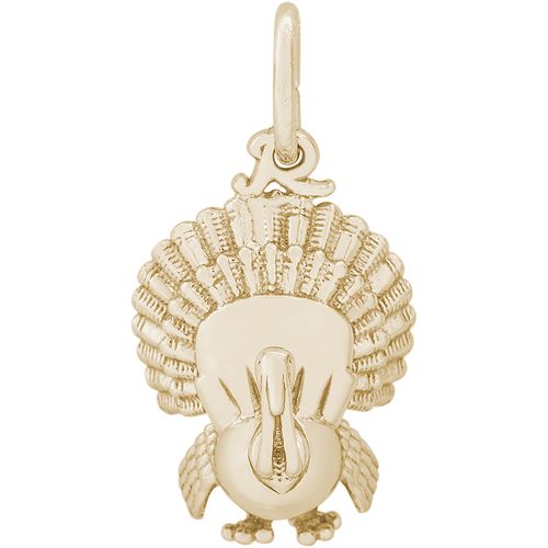 Turkey Charm-Gold Plated - 10-8292