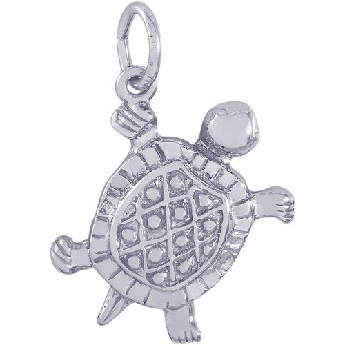 Turtle Charm White Gold - 10-0530