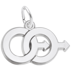 Twins-Male Charm Silver - 10-3052