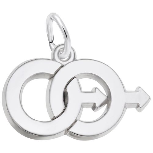 Twins-Male Charm Silver - 10-3052
