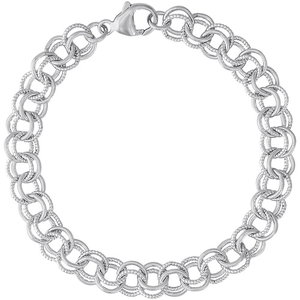 Rembrandt Twisted Cable Double Link Classic Bracelet 10k Gold - 7 Inch - 20-0383-7-10k