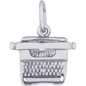Typewriter Charm Silver - 10-1374