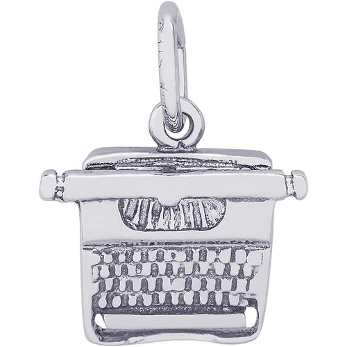 Typewriter Charm Silver - 10-1374