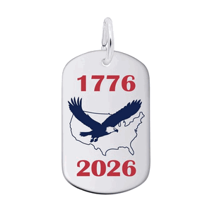 Rembrandt Usa 250 - 1776 Eagle 2026 Charm - Silver - 10-1253-0-SS