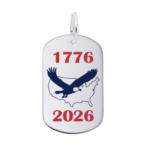 Rembrandt Usa 250 - 1776 Eagle 2026 Charm - Silver - 10-1253-0-SS