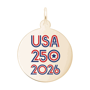 Rembrandt Usa 250 - 2026 Charm - Gold Plated - 10-1231-0-GP