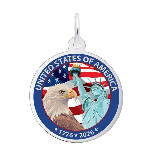 Rembrandt USA 250 - Celebration Charm Gold Plated - 10-1239-0-gp