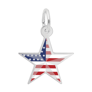 Rembrandt Usa 250 - Stars & Stripes Charm - Silver - 10-1225-0-SS