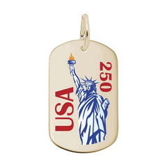 US States & Cities Gold Plated