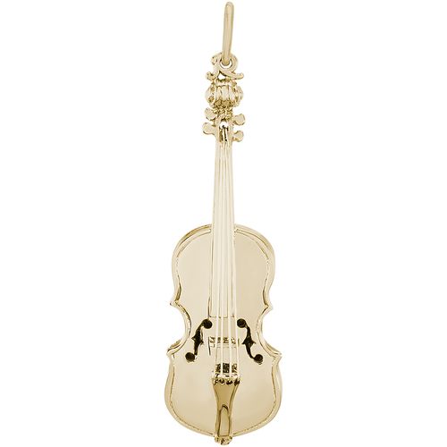Violin Charm-10K Gold - 10-8287
