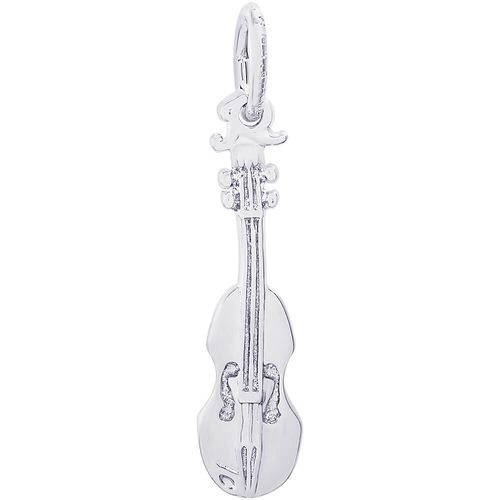 Violin Charm White Gold - 10-0501