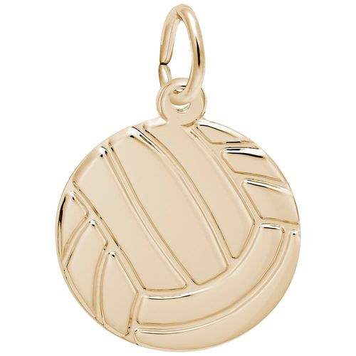 Volleyball Charm Gold Plated - 10-2243