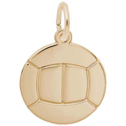 Volleyball Charm Gold Plated - 10-5386