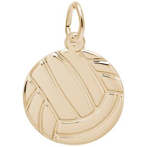 Volleyball Charm Gold Plated - 10-2243