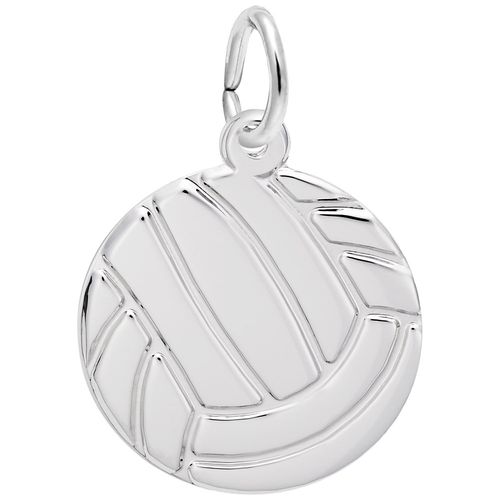 Volleyball Charm White Gold - 10-2243