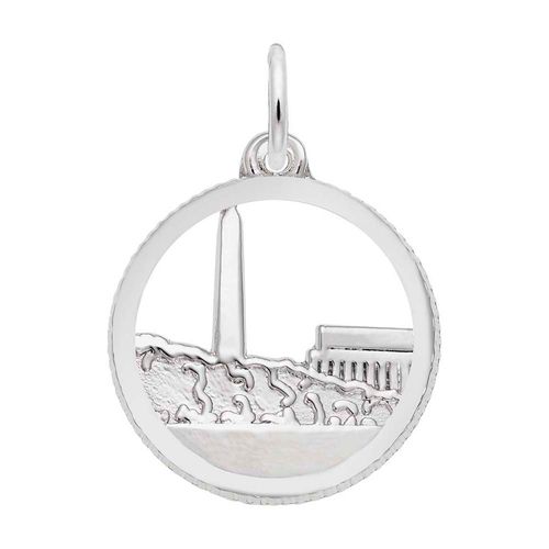 Washington Monument Charm Silver - 10-6378