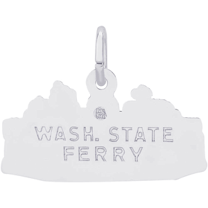 Washington State Ferries Charm White Gold - 10-5336