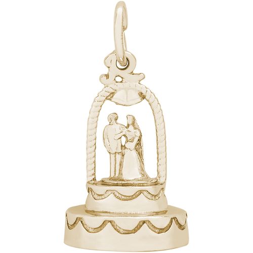 Wedding Cake Charm 10K Gold - 10-8165