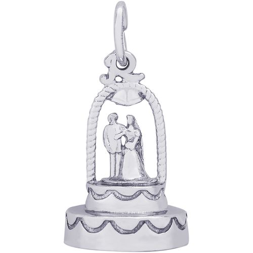 Wedding Cake Charm White Gold - 10-8165