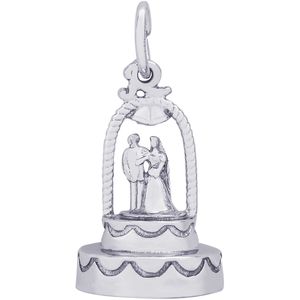 Wedding Cake Charm White Gold - 10-8165