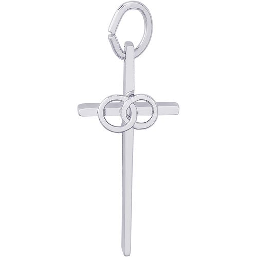 Wedding Cross Charm Silver - 10-4936