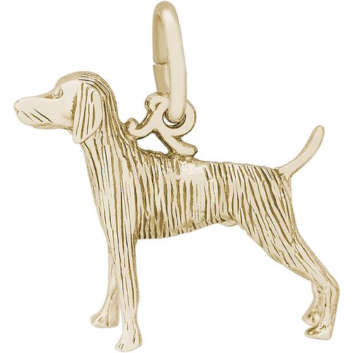Weimaraner Dog Charm 10K Gold - 10-8225